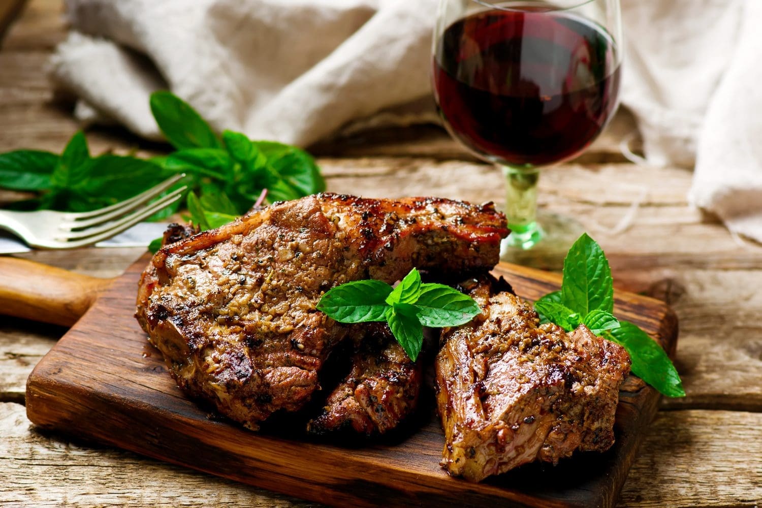 LAMB CHOPS WITH HERBS | Family Fontaine